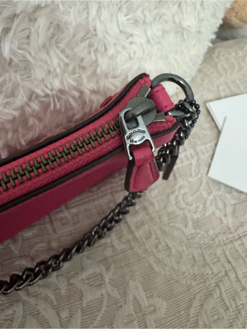 COACH Hot Pink Nolita with Grommets Includes Tags!